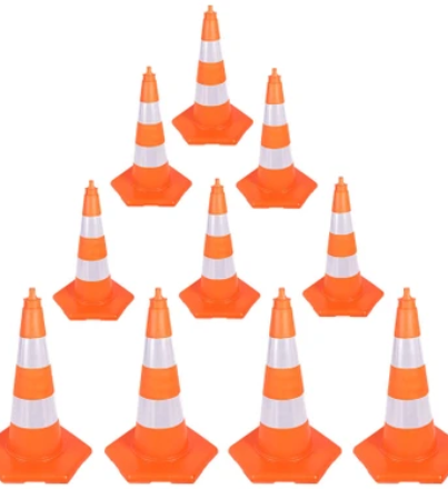 MFK 52 cm Kırılmaz Trafik Konisi (10